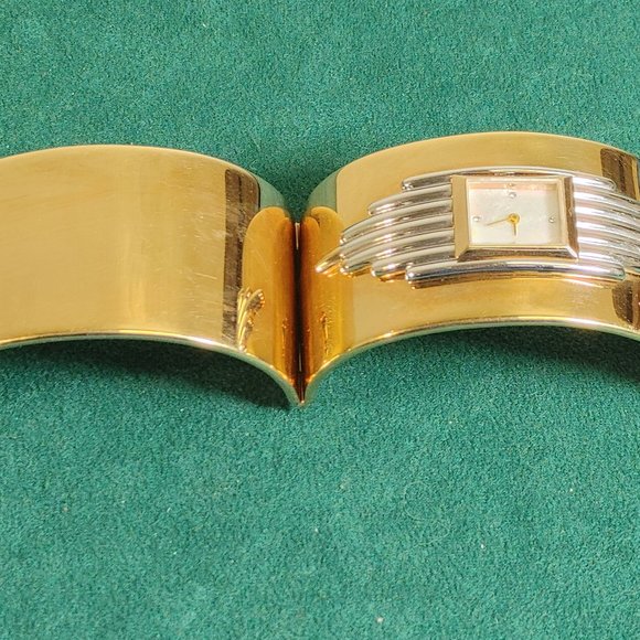 ALFRED DURANTE FRANKLIN MINT WATCH IN FUFF BRACELET - Picture 4 of 10